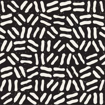 Seamless freehand pattern. Vector abstract rough lines background. Hand drawn Stock Illustration