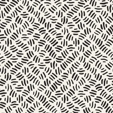 Seamless freehand pattern. Vector abstract rough lines background. Hand drawn 스톡 일러스트