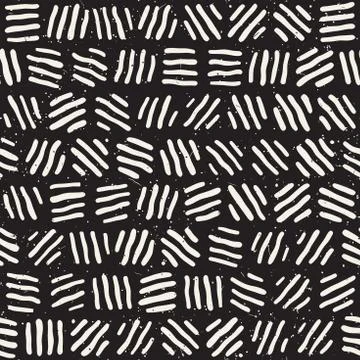 Seamless freehand pattern. Vector abstract rough lines background. Hand drawn 스톡 일러스트