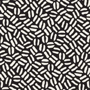 Seamless freehand pattern. Vector abstract rough lines background. Hand drawn Illustrazione stock
