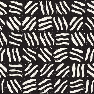 Seamless freehand pattern. Vector abstract rough lines background. Hand drawn Illustrazione stock