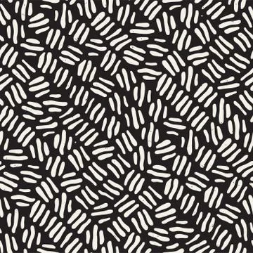 Seamless freehand pattern. Vector abstract rough lines background. Hand drawn Stockillustratie
