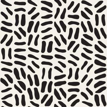 Seamless freehand pattern. Vector abstract rough lines background. Hand drawn Illustrazione stock