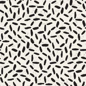 Seamless freehand pattern. Vector abstract rough lines background. Hand drawn Stock Illustration