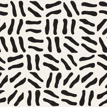 Seamless freehand pattern. Vector abstract rough lines background. Hand drawn Illustrazione stock