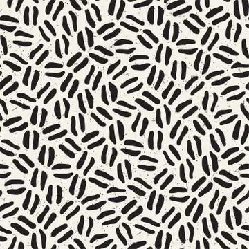 Seamless freehand pattern. Vector abstract rough lines background. Hand drawn 스톡 일러스트