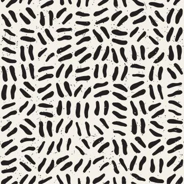 Seamless freehand pattern. Vector abstract rough lines background. Hand drawn Illustrazione stock