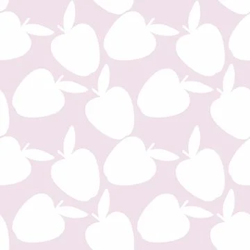 Seamless fruit pattern with apples for gifts Stock Illustration
