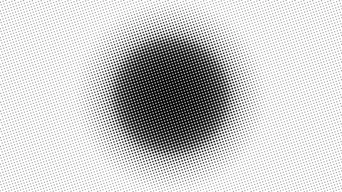 Seamless funny animation of a circle in halftone photocopy printed style.Zine 스톡 동영상 130261311