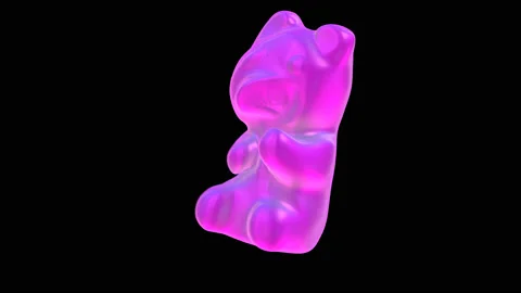 Seamless funny animation of a dancing doughnut  with a colorful background. 스톡 동영상 105945644