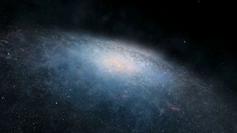 Seamless galaxy spin Stock Footage 81908525