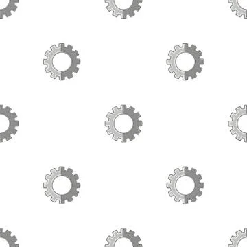Seamless Gear Pattern イラスト素材