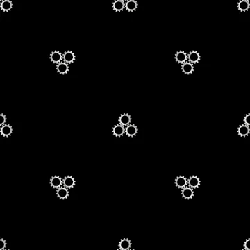 Seamless Gear Pattern. Industrial Background. 스톡 일러스트