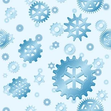 Seamless gears Stock Illustration
