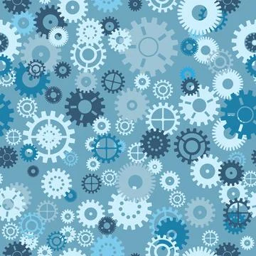 Seamless gears Stock Illustration
