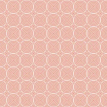 Seamless Geometric Abstract Circles Pattern Stock Illustration