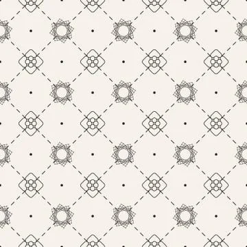 Seamless geometric abstract pattern. Stock Illustration