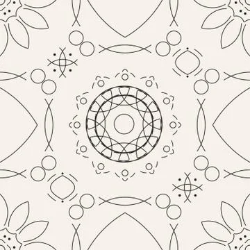 Seamless geometric abstract pattern. Stock Illustration