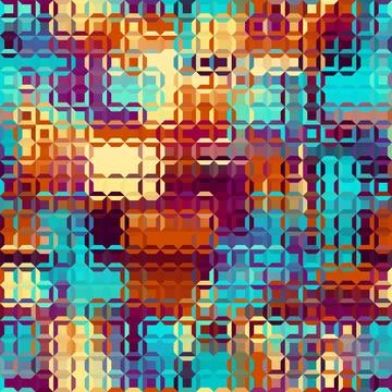 Seamless geometric abstract pattern in low poly style. Random abstract spots  Stock Illustration