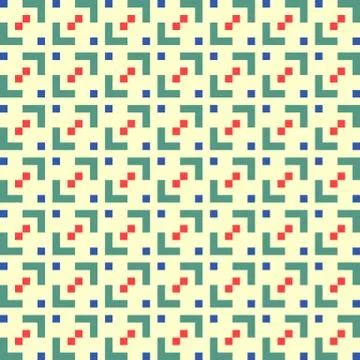 Seamless geometric abstract pattern. Vector illustration. Element, design. Stock Illustration