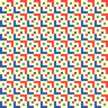 Seamless geometric abstract pattern. Vector illustration. Element, design. 스톡 일러스트