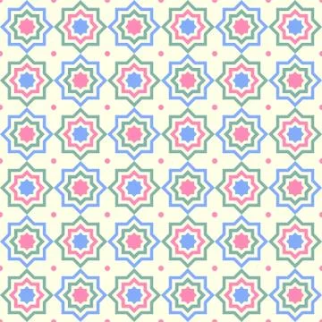 Seamless geometric abstract patterns. Vector illustration. Element, design. Stock Illustration