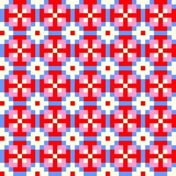 Seamless geometric abstract patterns. Vector illustration. Element, design. Stock Illustration