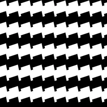 Seamless geometric background. Abstract repeatable monochrome pattern / textu Stock Illustration