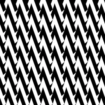 Seamless geometric background. Abstract repeatable monochrome pattern / textu Stock Illustration