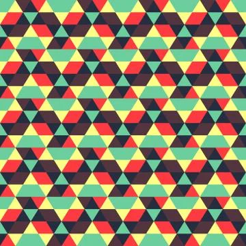 Seamless geometric background. Abstract vector Illustration Stock Illustration