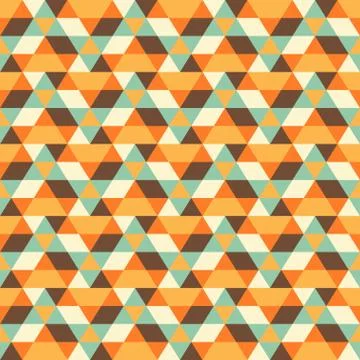 Seamless geometric background. Abstract vector Illustration Stock Illustration