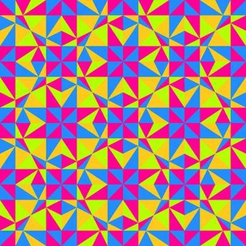 Seamless geometric background. Abstract vector Illustration. Seamless geom... Foto stock