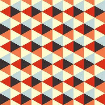 Seamless geometric background. Abstract vector Illustration. Seamless geom... Stock Photos