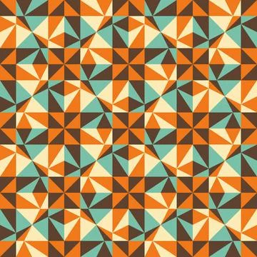 Seamless geometric background. Abstract vector Illustration. Seamless geom... 스톡 사진