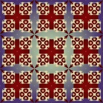 Seamless geometric background Illustrazione stock