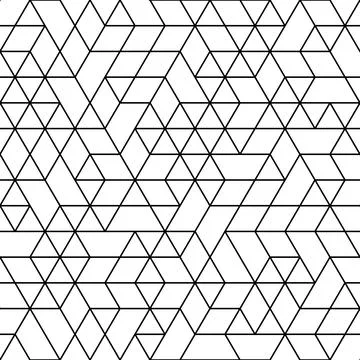 Seamless Geometric Background, Modern Abstract Pattern Illustrazione stock