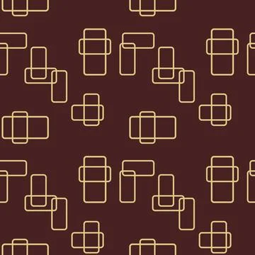 Seamless Geometric Background, Modern Abstract Pattern Illustrazione stock