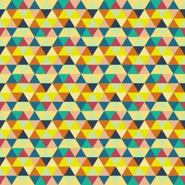 Seamless geometric background. Mosaic. Abstract vector Illustrat Stock Illustration