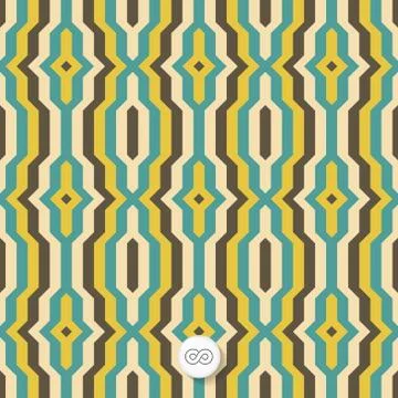 Seamless geometric background. Mosaic 库存插图