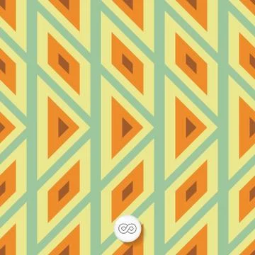 Seamless geometric background. Mosaic Stock Illustration