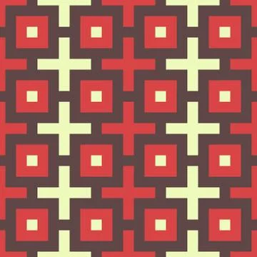 Seamless geometric background. Mosaic Stock Illustration