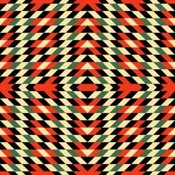 Seamless geometric background. Mosaic Stock Illustration