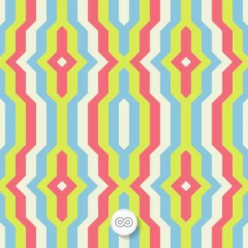 Seamless geometric background. Mosaic Stock Illustration