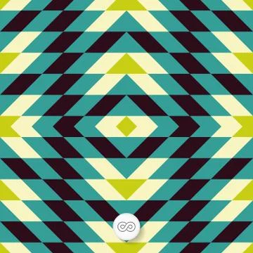 Seamless geometric background. Mosaic Stock Illustration