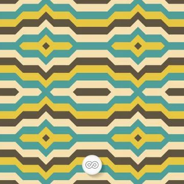 Seamless geometric background. Mosaic Stock Illustration