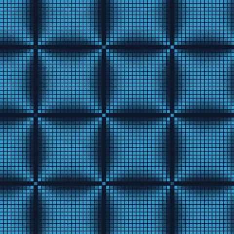 Seamless Geometric Blue Pattern Background Design Wallpaper Fabric Textile .. Stock Footage 342524610