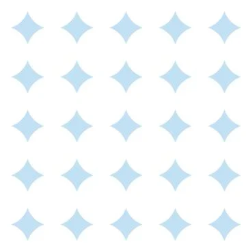 Seamless geometric blue pattern. Repeating geometric symmetric ornament. Tiled Stock Illustration