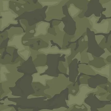 Seamless geometric camouflage pattern. Vector illustration. Stock Illustration