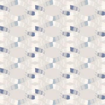 Seamless geometric chevron stripe pattern. French blue linen shabby chic style Stock Illustration