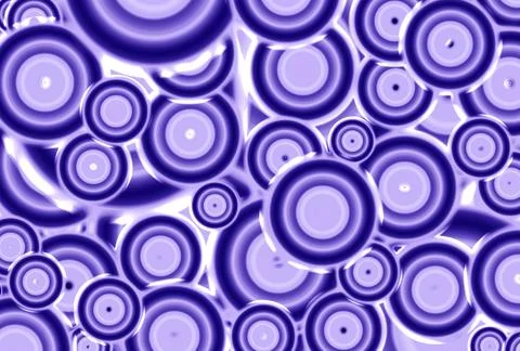 Seamless geometric circle abstract pattern in gradient violet Stockillustratie